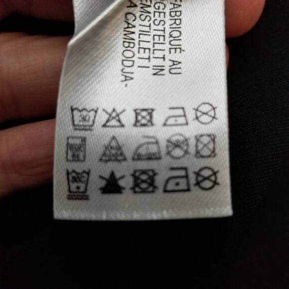 ZARA Black Knit Pull On Moto Zip Pants Size M Medium - Picture 6 of 6